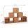 SQUARE Massivholz Regalwürfel-Set London Pyramidenregal - Kernbuche 40 cm