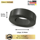 Umleimer zum Aufbügeln  Anthrazit 30 mm x 25 m   für Arbeitsplatten