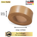 Umleimer zum Aufbügeln  Buche 45 mm x 10 m...