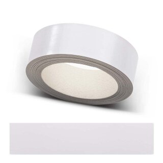 Umleimer zum Aufbügeln  Glanzweiß 30 mm x 5 m   für Arbeitsplatten