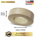 Umleimer zum Aufbügeln  Sonoma Eiche 30 mm x 10 m   für Arbeitsplatten