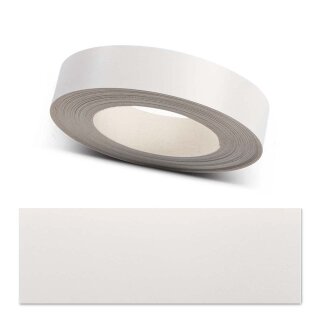 Umleimer zum Aufbügeln  Weiß 17 mm x 10 m   für Arbeitsplatten