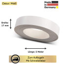 Umleimer zum Aufbügeln  Weiß 17 mm x 5 m...