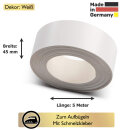 Umleimer zum Aufbügeln  Weiß 45 mm x 5 m...