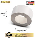 Umleimer zum Aufbügeln  Weiß 60 mm x 5 m...